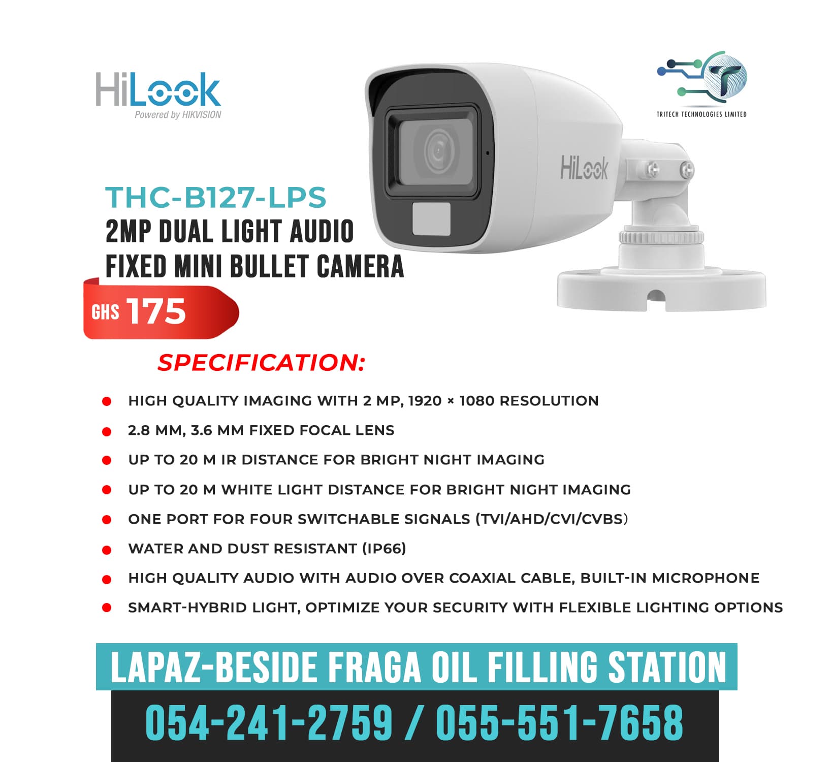 Hilook Tritech flyer template